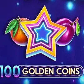 100 Golden Coins game by Amusnet Interactive – logo hosted on Revolution Casino