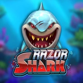 Razor Shark logo by Push Gaming at Revolution Casino
