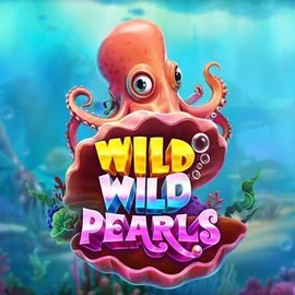 Wild Wild Pearls slot logo by Pragmatic Play at Revolution Casino