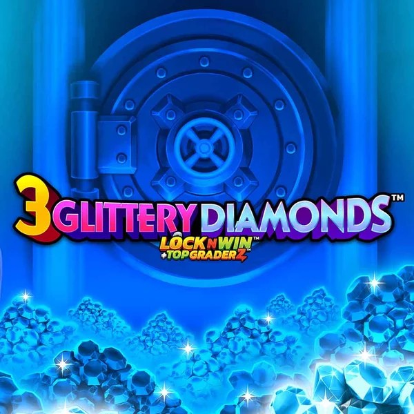 Play 3 Glittery Diamonds slot by PearFiction Studios on revolution-casino.eu
