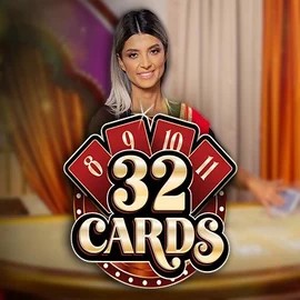 32 Cards slot visual from Ezugi available on revolution-casino.eu