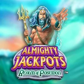 Jackpots logo of Almighty Jackpots – Realm of Poseidon from Novomatic at Revolution Casino