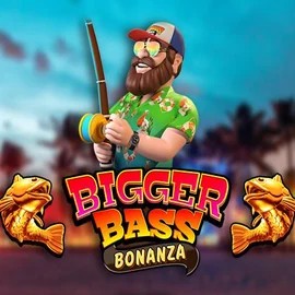 Bigger Bass Bonanza logo by Pragmatic Play Revolution Casino