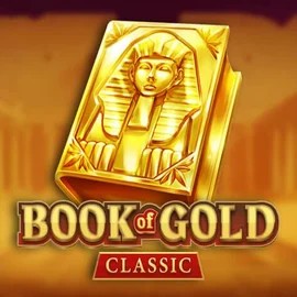 Book of Gold Classic slot logo by Playson at Revolution Casino