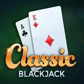 Classic Blackjack online game logo by Red Tiger Gaming on revolution-casino.eu