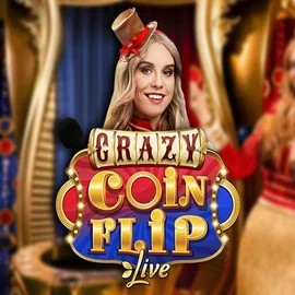 Enjoy Crazy Coin Flip by Evolution – logo hosted on revolution-casino.eu