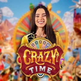 Crazy Time logo by Evolution Revolution Casino