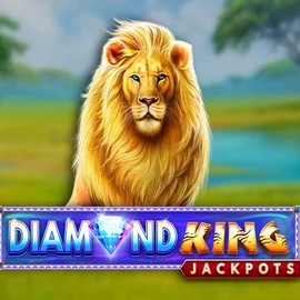 Diamond King Jackpots slot visual from SpinPlay Games available on revolution-casino.eu