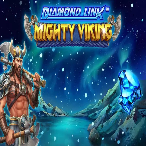 Diamond Link Mighty Viking casino game by Greentube – featured logo at Revolution Casino