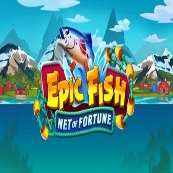 Slots logo of Epic Fish Net of Fortune from Quickspin at Revolution Casino