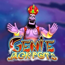 Official Jackpots logo: Genie Jackpots by Blueprint Gaming at Revolution Casino