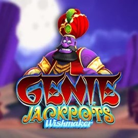 Genie Jackpots Wishmaker online game logo by Blueprint Gaming on revolution-casino.eu