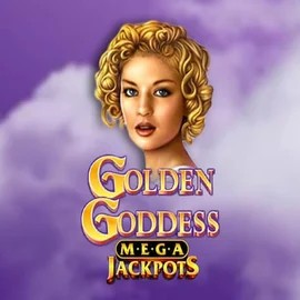 Jackpots logo of Golden Goddess Megajackpots from IGT at Revolution Casino