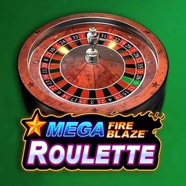 Mega Fire Blaze Roulette online game logo by Playtech on revolution-casino.eu