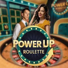 Live Casino logo of PowerUP Roulette from Pragmatic Play at Revolution Casino