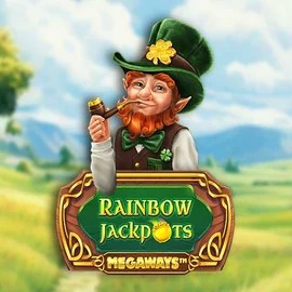Rainbow Jackpots Megaways slot icon by Red Tiger Gaming, available at Revolution Casino