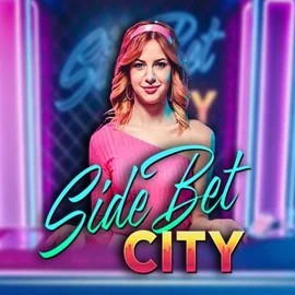 Side Bet City slot logo by Evolution at Revolution Casino