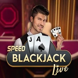 Speed Blackjack slot logo by Pragmatic Play at Revolution Casino