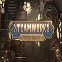 Slots logo of Steamworks The Workshop from Peter &amp; Sons at Revolution Casino