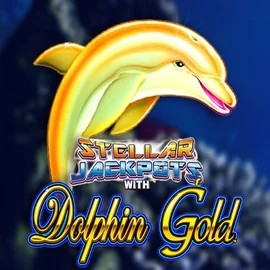 Play the Dolphin Gold with Stellar Jackpots slot by Lightning Box Game on Revolution Casino