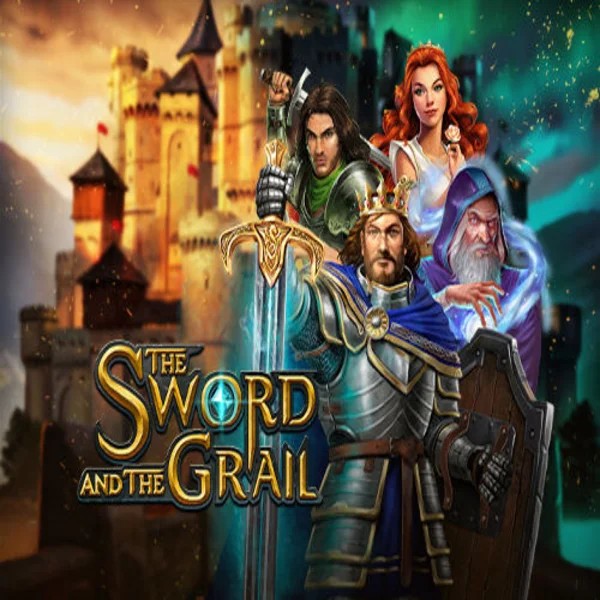 Try The Sword and the Grail slot by Play’n GO on revolution-casino.eu – logo image