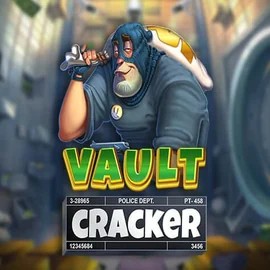 Vault Cracker logo – Slots by Red Tiger Gaming at Revolution Casino
